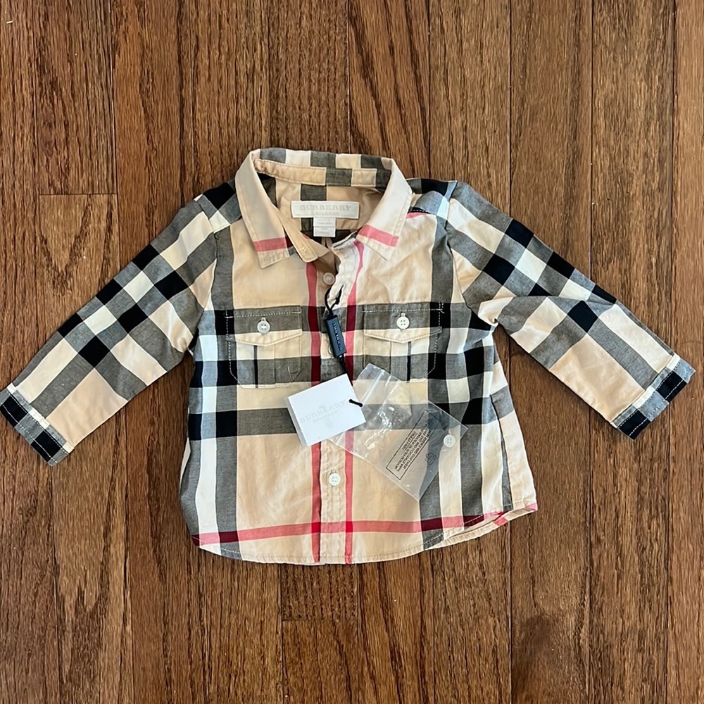 BURBERRY NWT 6m shirt